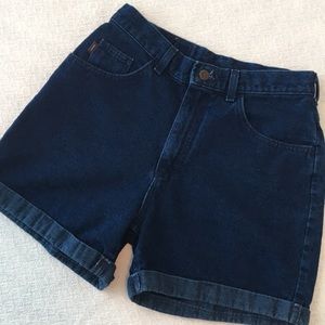 Riders by Lee High Waisted Denim Women Shorts Blue